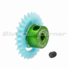 SC-1166BR Scaleauto anglewinder gear angled front view
