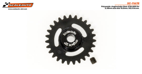 Scaleauto SC-1167R 3/32" Anglewinder Gear - 27T, 15.8mm Diameter