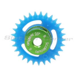 Scaleauto SC-1169BR 29-Tooth Polyamide Anglewinder Gear, 15.8 mm, Reverse Insert, product view