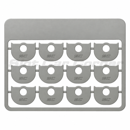 Scaleauto SC-1651A Guide Spacers, 0.10 mm, package of 12