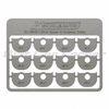 Scaleauto SC-1651B Guide Spacers, 0.25 mm, package of 12