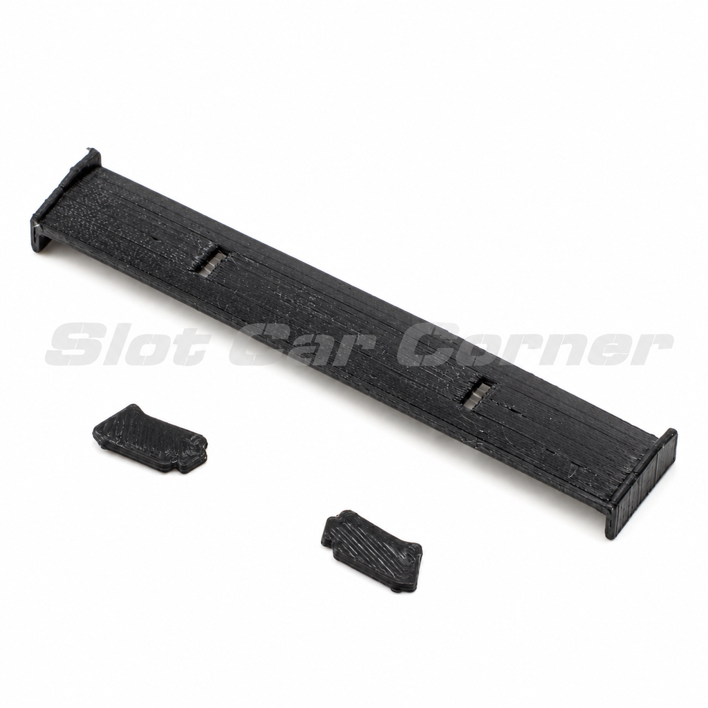 Scaleauto SC-3630A4 flexible rubber rear wing and two supports for Viper GTS