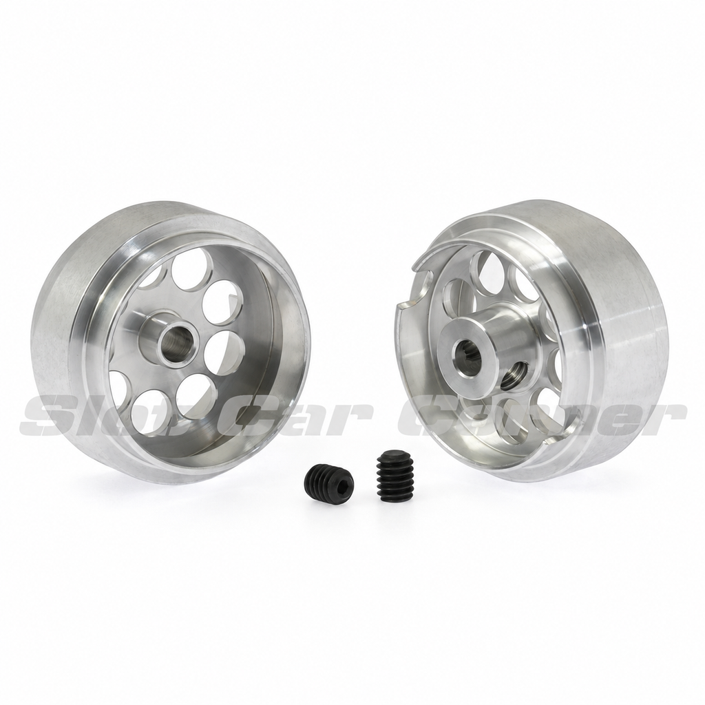Scaleauto SC-4033F25 17.2 × 10 mm Aluminum Lightweight Wheels, product view