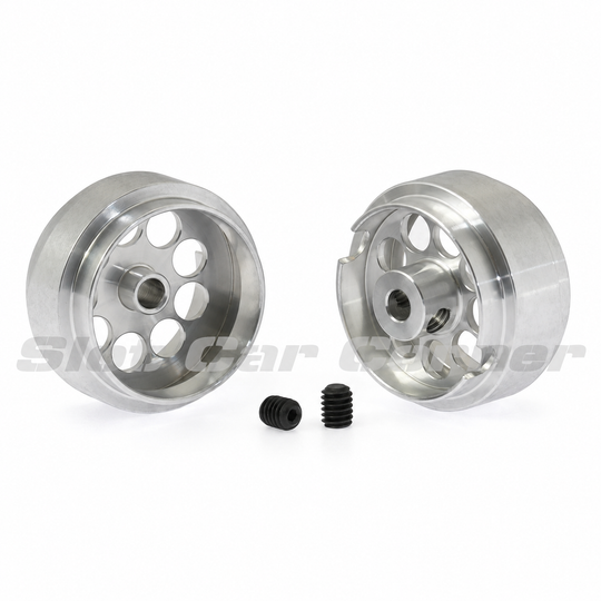 Scaleauto SC-4033F25 17.2 × 10 mm Aluminum Lightweight Wheels