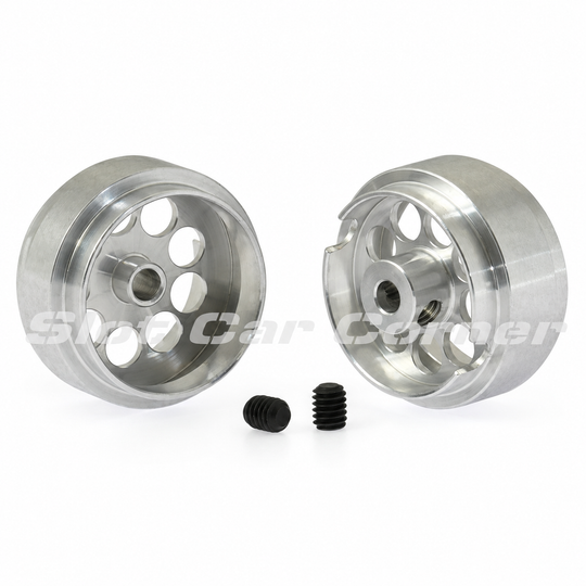 Scaleauto SC-4046F25 16.5 × 8.5 mm Aluminum Lightweight Wheels