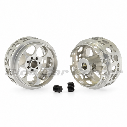 Scaleauto SC-4048D25 16.9 × 8.5 mm Aluminum Monza-2 Wheels