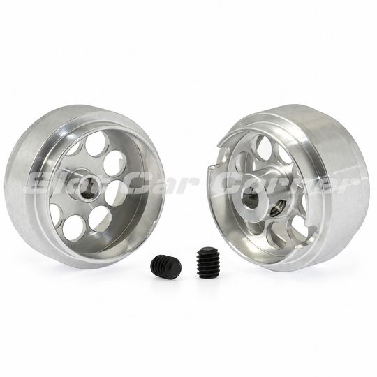 Scaleauto SC-4062F25 17.5 × 10 mm Aluminum Lightweight Wheels