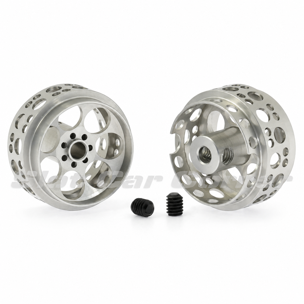 Scaleauto SC-4074D25 16.9 × 10 mm Aluminum Monza-2 Wheels, product view
