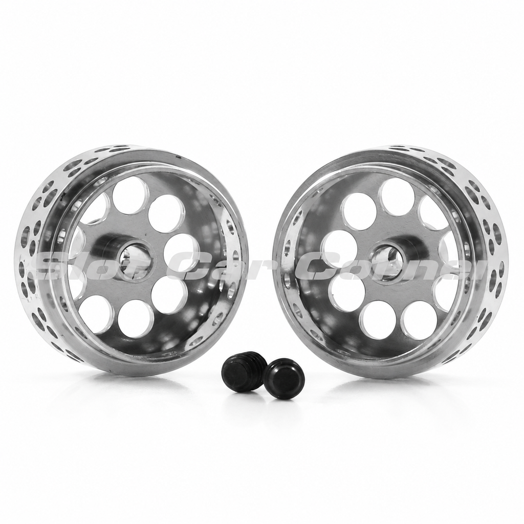 Scaleauto SC-4074K25 16.9 × 10 mm Aluminum UltraLightweight V.2 Wheels, product view