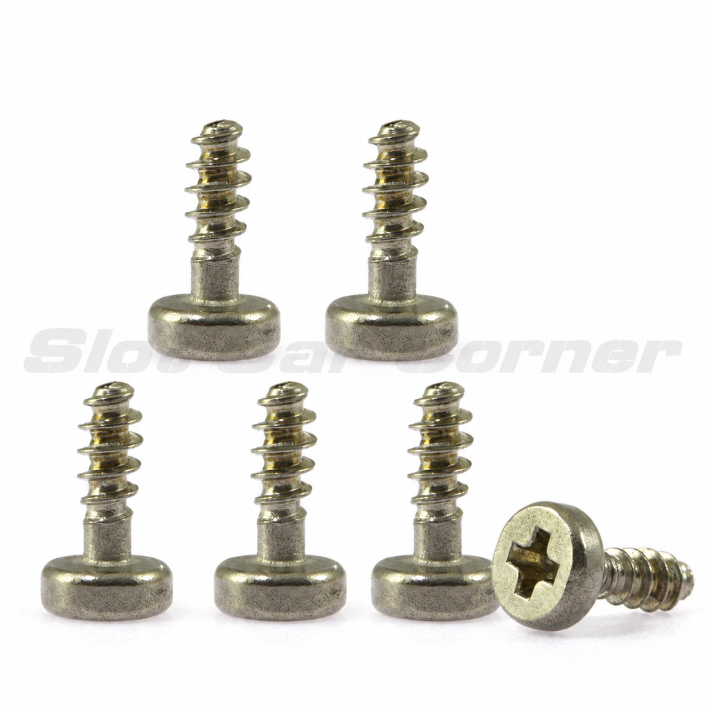 Scaleauto SC-5138B package of six M2 × 6 mm large-head body screws