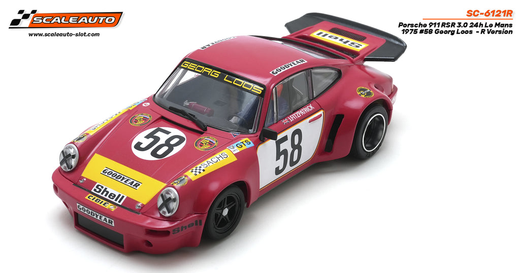 Scaleauto SC-6121R Porsche 911 RSR 3.0 No. 58 - Race Version