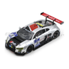 Scaleauto SC-6163R Audi R8 LMS GT3 No. 28, white, black and red livery, front left three-quarter view