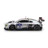 Scaleauto SC-6163R Audi R8 LMS GT3 No. 28, white, black and red livery, left side profile view