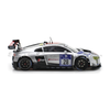 Scaleauto SC-6163R Audi R8 LMS GT3 No. 28, white, black and red livery, right side profile view