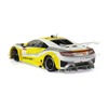 Scaleauto SC-6287D H. NSX GT3 Cup Version, Yellow/White, rear three-quarter view