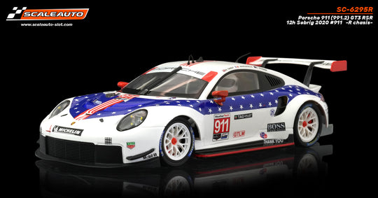 Scaleauto SC-6295R Porsche 911.2 GT3 RSR No. 911, 12h Sebring 2020