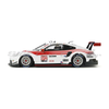 Scaleauto SC-6296R Porsche 911 (991.2) GT3 RSR No. 912, white, red and blue livery, left side profile view