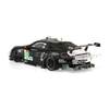 Scaleauto SC-6299R Porsche 911 (991.2) GT3 RSR No. 92, black and white livery, rear three-quarter view
