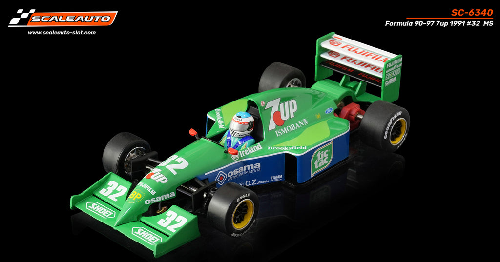 Scaleauto SC-6340 Formula 90-97 7-Up No. 32, Michael Sch. - Morro Bajo