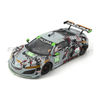 Scaleauto SC-6346R NSX GT3 No. 86, gray camouflage with green accents livery, front three-quarter view