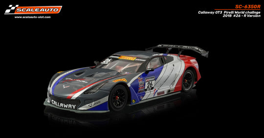 Scaleauto SC-6350R Callaway GT3 Pirelli World Challenge 2018 No. 26