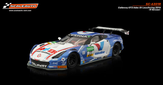 Scaleauto SC-6351R Callaway GT3 No. 77, Adac Gt Lausitzring 2016
