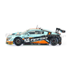 Scaleauto SC-6352R Audi LMS GT3 No. 30, ROFGO turquoise and orange livery, left side profile view