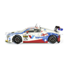 Scaleauto SC-6353R Audi LMS GT3 No. 75, Valvoline white, blue and red livery, left side profile view