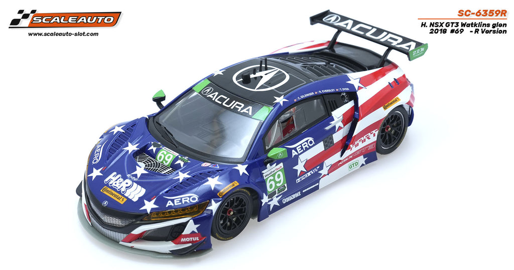 Scaleauto SC-6359R NSX GT3 No. 69, Watkins Glen 2018