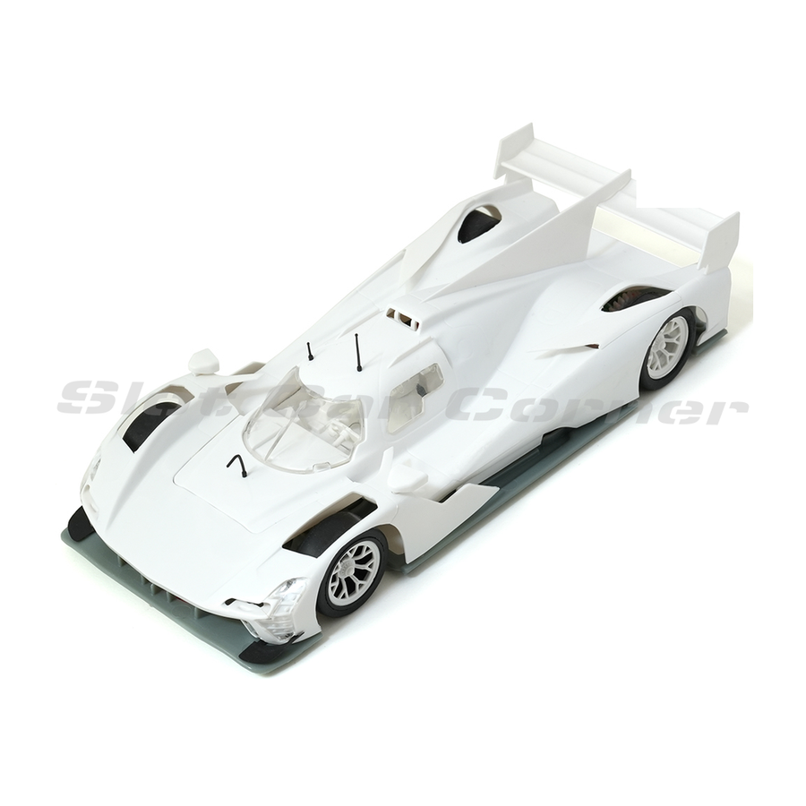 Scaleauto SC-6377 Cadillac V-LMdH Hypercar White Racing Kit – front three-quarter view
