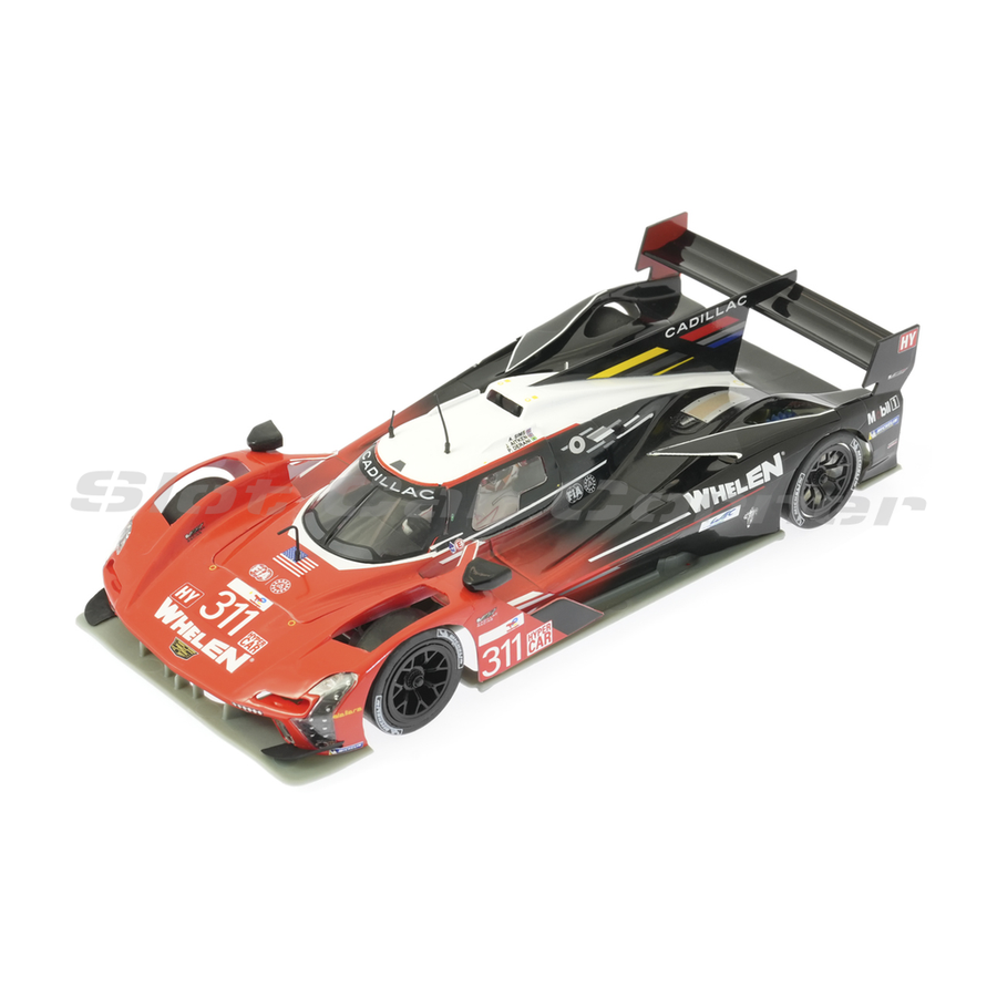Scaleauto SC-6380 Cadillac V-Series Whelen / No. 311, front three-quarter view