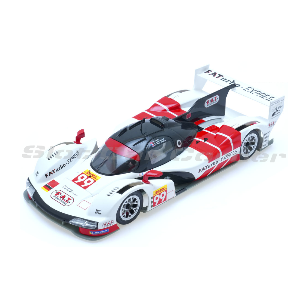 Scaleauto SC-6409 Porsche 963 GTP FATurbo Express / Proton Competition / No. 99, front three-quarter view