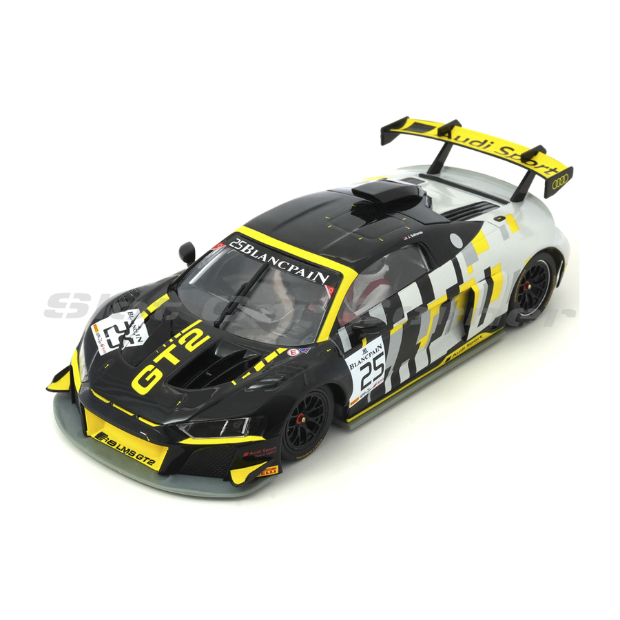 Scaleauto SC-6423R Audi R8 GT2 No. 25 front three-quarter view