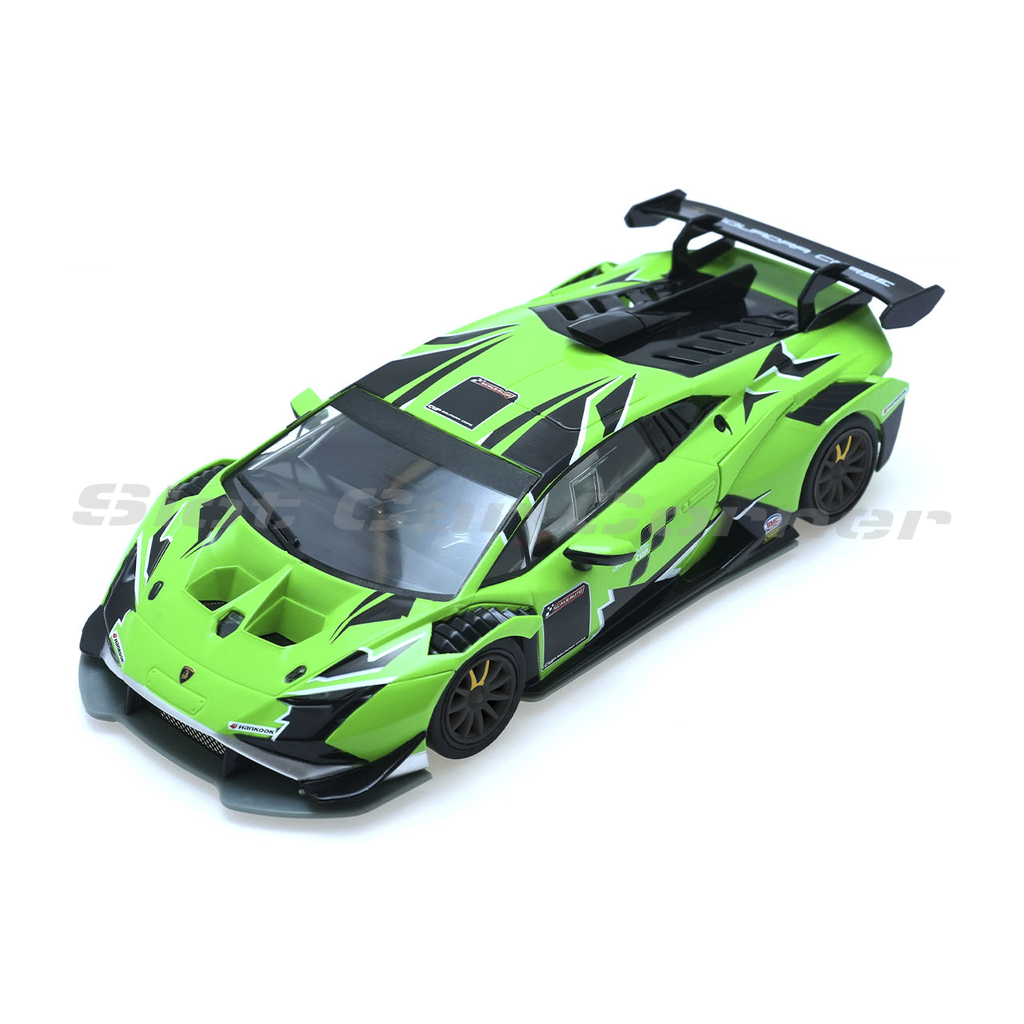 Scaleauto SC-6427A Lamborghini Supertrofeo EVO2 Cup, green, front three-quarter view
