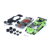 Scaleauto SC-6427A Lamborghini Supertrofeo EVO2 Cup, green, disassembled kit with body, chassis, wheels, tires and hardware