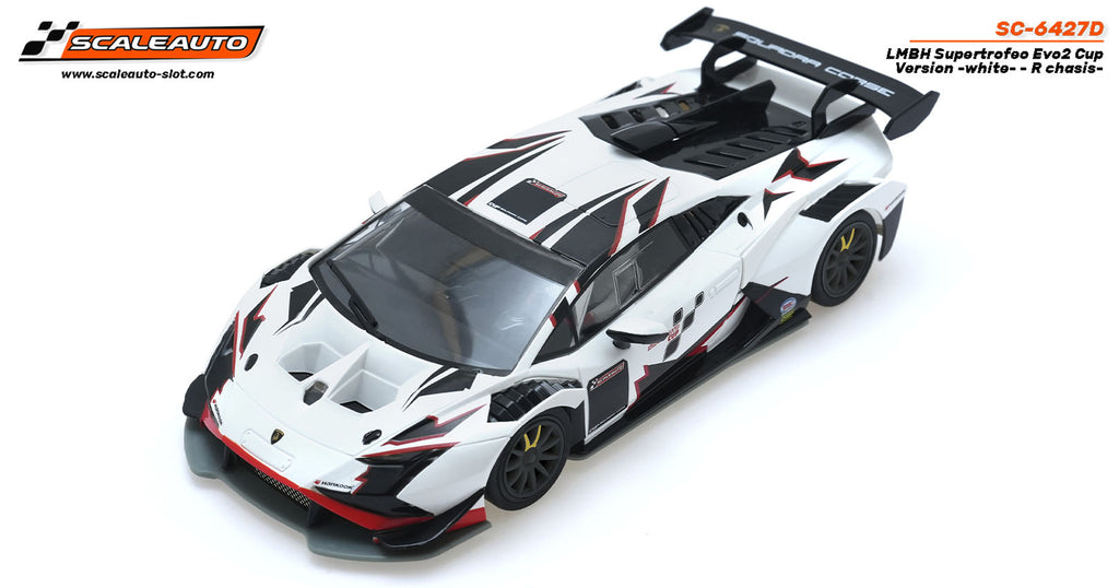 Scaleauto SC-6427D LMBH Supertrofeo Cup Version (White), R-Chassis
