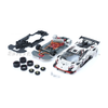Scaleauto SC-6427D Lamborghini Supertrofeo EVO2 Cup, white, disassembled kit with body, chassis, wheels, tires and hardware