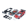Scaleauto SC-6427E Lamborghini Supertrofeo EVO2 Cup, red, disassembled kit with body, chassis, wheels, tires and hardware