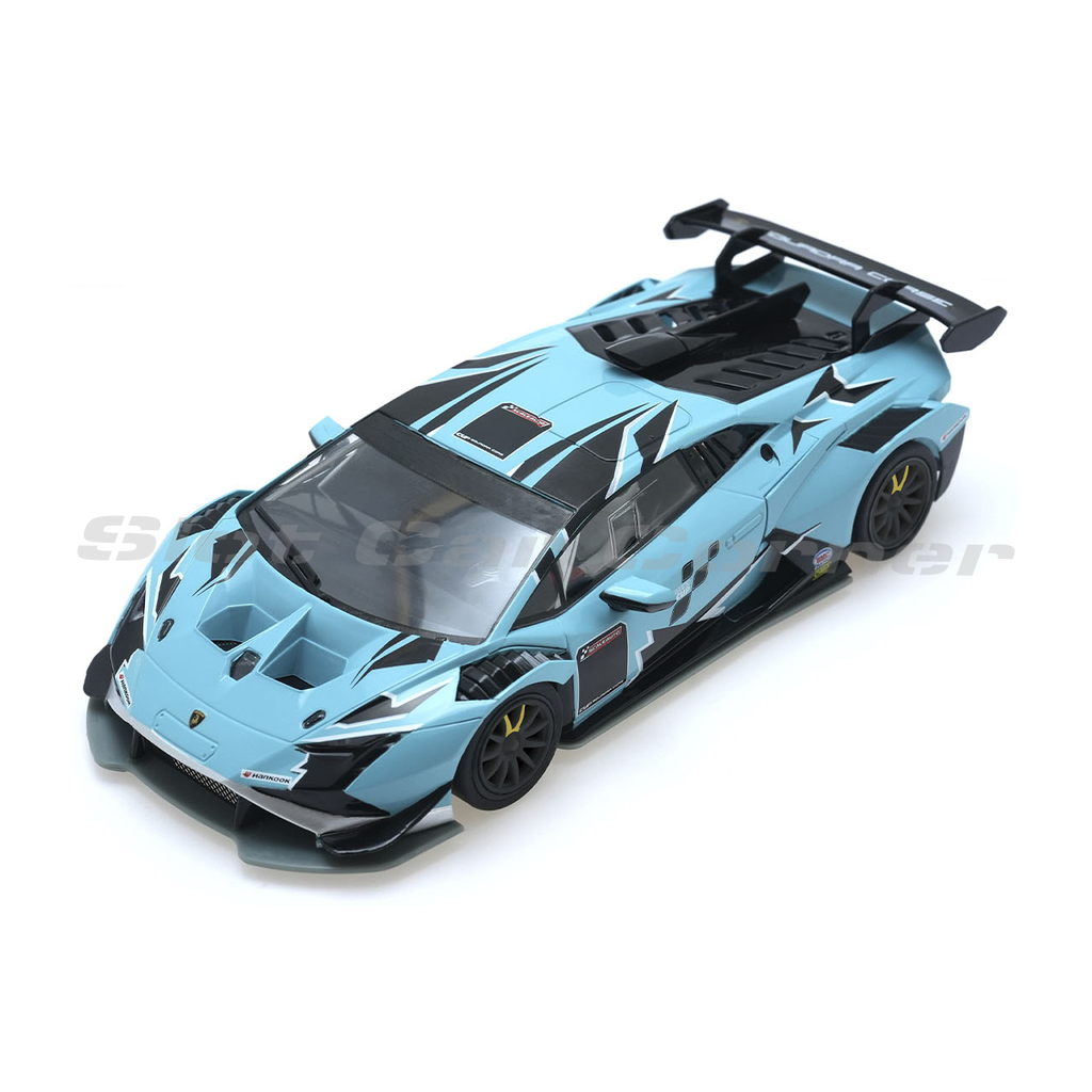 Scaleauto SC-6427F Lamborghini Supertrofeo EVO2 Cup, blue, front three-quarter view