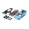 Scaleauto SC-6427F Lamborghini Supertrofeo EVO2 Cup, blue, disassembled kit with body, chassis, wheels, tires and hardware