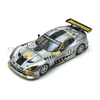 Scaleauto SC-6439R SRT Viper GTS No. 13, silver, black and yellow livery, front three-quarter view