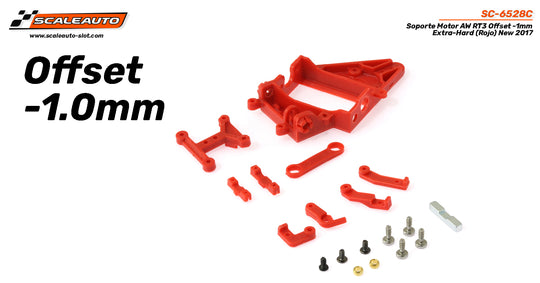 SC-6528c Scaleauto RT3 Anglewinder Motor Mount, Extra Hard, 1.0mm Offset
