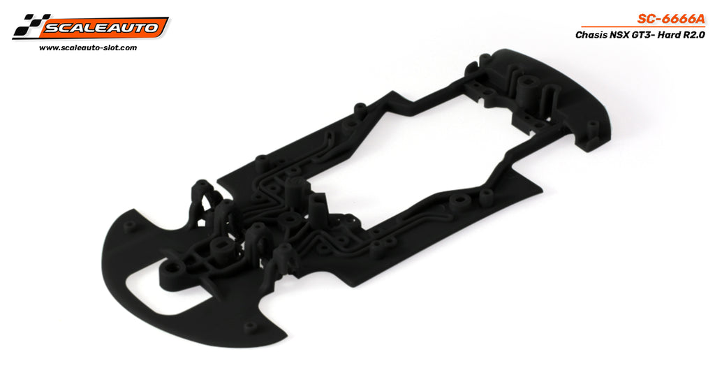 SC-6666A Scaleauto NSX GTE R2.0 Chassis, Hard (Black)