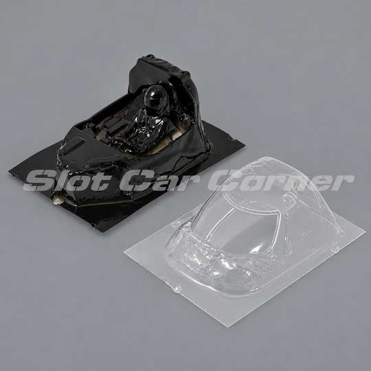 Scaleauto SC-6678 BMW M-Hybrid Hypercar Lightweight Lexan Cockpit Set, Unpainted