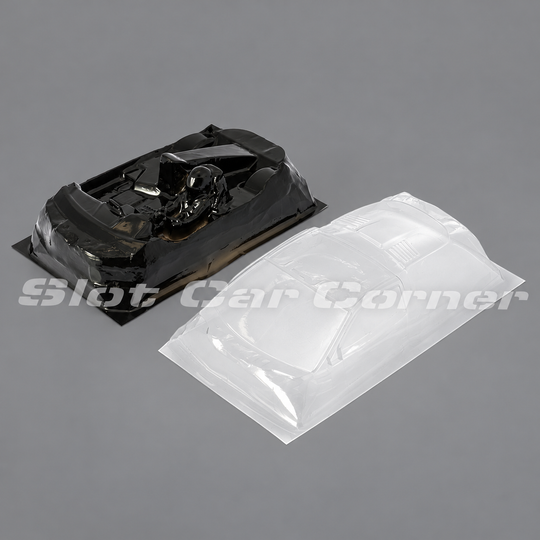 Scaleauto SC-6680 BMW M8 GTLM Lightweight Lexan Cockpit Set, Unpainted