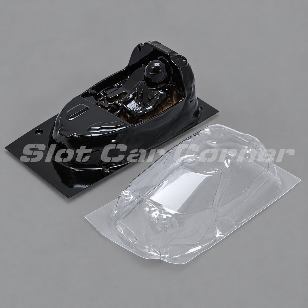 Scaleauto SC-6693 Alpine A424 LM Hypercar Lightweight Lexan Cockpit Set, Unpainted, product view