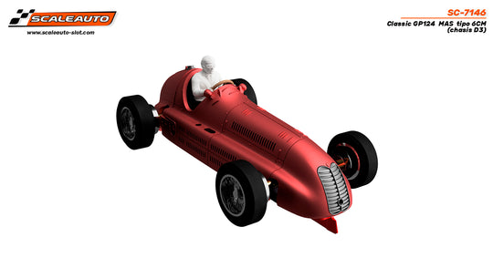 Scaleauto SC-7146 Classis GP 1/24 Maserati 6CM White Kit, Unassembled