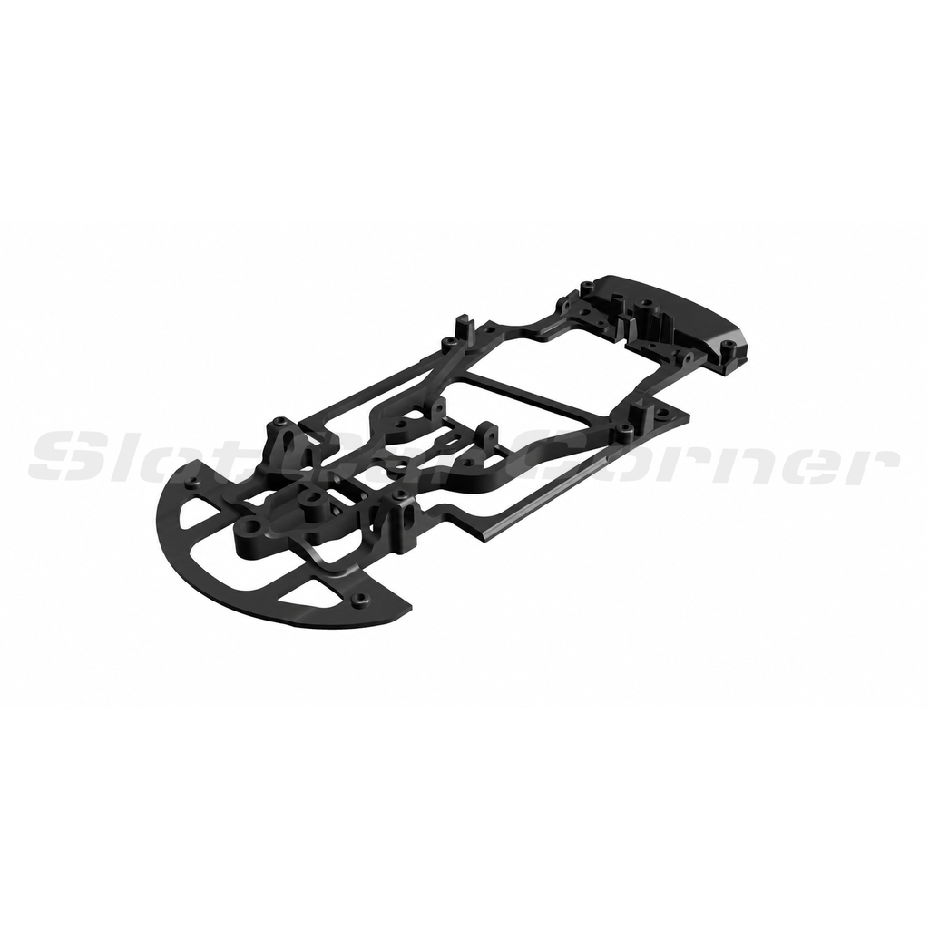 Scaleauto SC-9123B05V3 Honda NSX GT3 3D-printed RT4 chassis, upper angled view