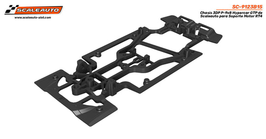 Scaleauto SC-9123B15 Peugeot 9x8 Hypercar 3DP Chassis for RT4 Motor Mount