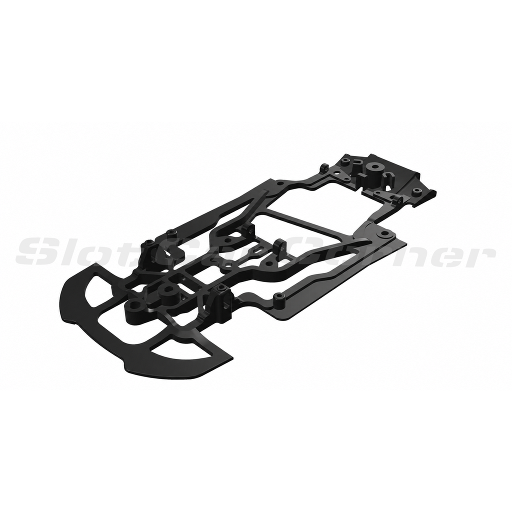 Scaleauto SC-9123B20 Lamborghini Super Trofeo Evo 2 3D-printed RT4 chassis, upper angled view